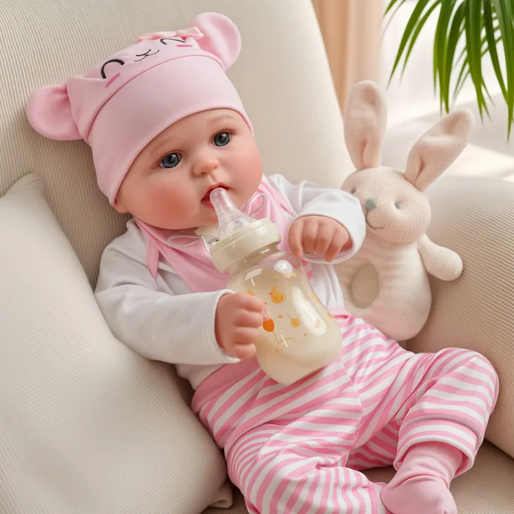 [Ships Within 24 Hours] Babeside Quiet Reborn Baby Bailyn 20'' Little Infant Girl Best Gift for Kids