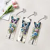 3Pcs DIY Butterfly Flower-Diamond Painting Bookmark