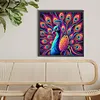 Diamond Painting -DIY Round Drill Colorful Peacock(40*40CM)