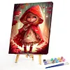 Forest Elf Girl-Paint by Numbers Acrylic Painting 30*40CM