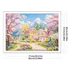 Pastoral Scenery Cottage-11CT Stamped Cross Stitch 85*65cm/33.46*25.59in(Big Size)