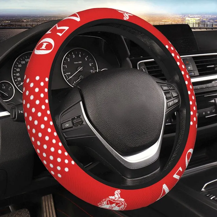 Double-layer thickened steering wheel cover
