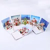 (US Local)6PCS DIY Diamond Art Greeting Cards Xmas Designs for Festivals and Celebrations