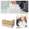 5D DIY Diamond Painting Handmade Crystal Square Tissue Box Kit (Lines)