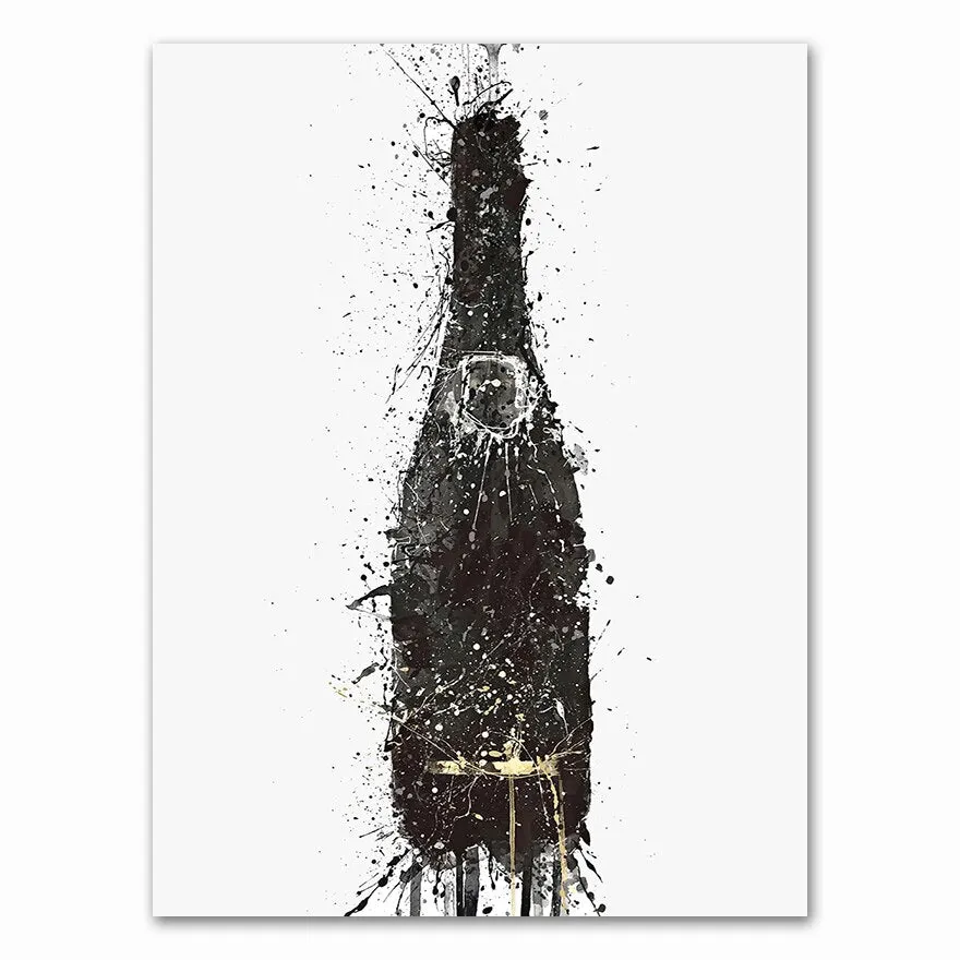 Canvas HD Prints Pictures Fashion Perfume Bottle Modular Nordic Wall Art Paintings Home Decor Posters For Living Room Framework