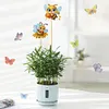 6Pcs Bee DIY Diamond Painting Kits Garden Stakes Diamond Art Kits Garden Decor