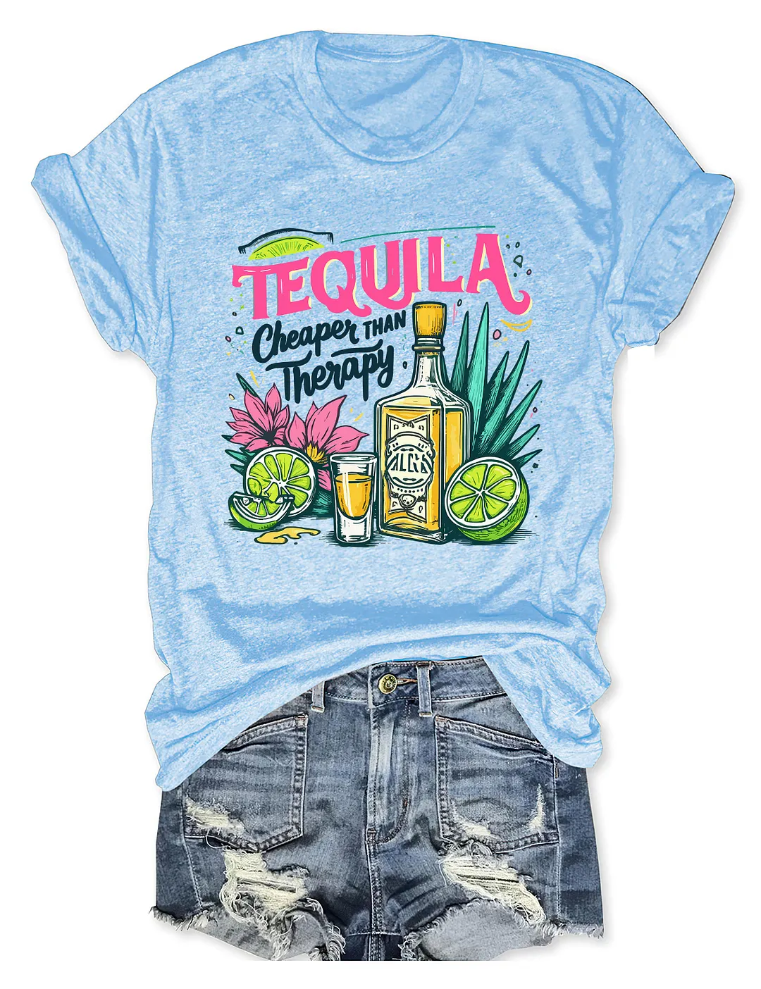 Tequila Cheaper Than Therapy T-shirt