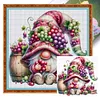 (Multi Style)[Multi-Style]Vegetable Gnome-Full Embroidery 3 Strands 11CT Stamped Cross Stitch-45*45CM