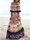 Bohemia Off-The-Shoulder Maxi Dress