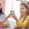 (US Local)PET Double Sided Special Shaped Easter Alphabet DIY Diamond Painting Keychain