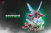 GX Evolution Series 011 Swords Dance Scyther & Bullet Punch Scizor & Flash Cannon Mega Scizor with LED - Pokemon Resin Statue - Fantasy Studios