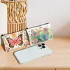 2pcs DIY Diamond Art Diamond Dot Card Pack Diamond Painting Pouch (Flower Butterfly)