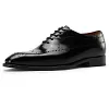 Handmade Mens Wholecut Leather Dress Shoes Business
