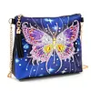 DIY Butterfly Special Shaped Diamond Painting Leather Chain Messenger Bags