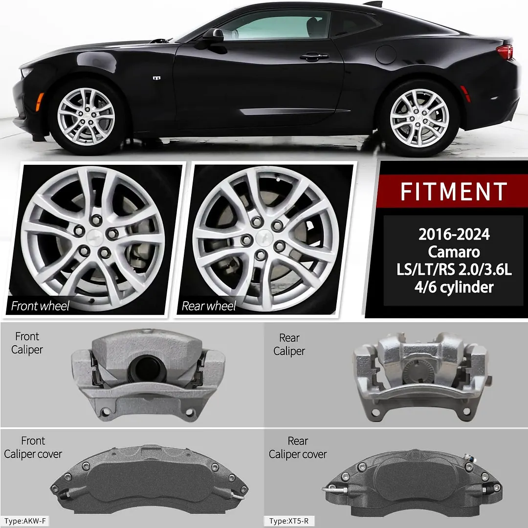 Car caliper modification: Aluminum alloy brake caliper cover decoration (aluminum alloy screw fixing type)