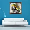 Dog with Sunflower-Partial Round Diamond Painting