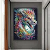 (Big Size)Colorful Dragon - 11CT Stamped Cross Stitch - 50*65cm