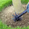 2 in 1 Garden Aerator Garden Soil Scarifier Rotary Tiller Rotary Cultivator Tool