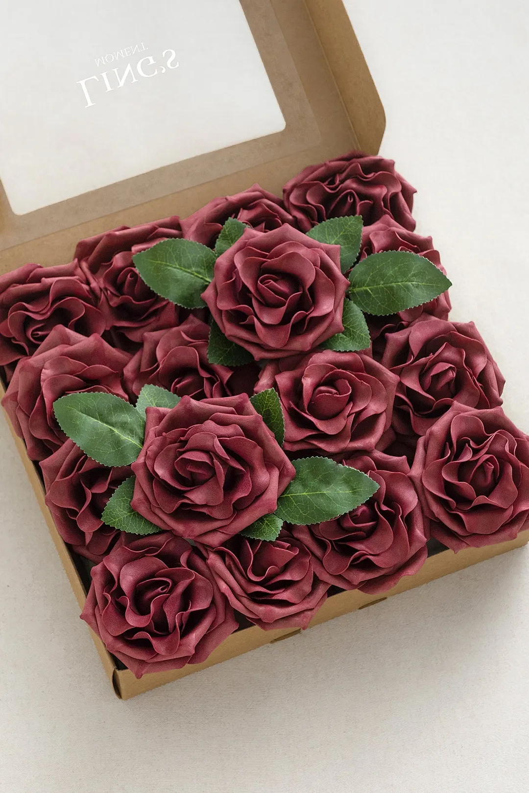 3.5" Foam Avalanche Rose with Stem - 16 Colors