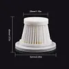 5pcs Car Vacuum Cleaner Filter Reusable Portable Car Vacuum Cleaner Accessories