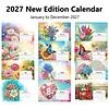 2027 Diamond Painting Monthly Calendar Kit Diamond Art Calendar for DIY Crafts