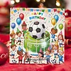 (US Local)6PCS DIY Diamond Art Greeting Cards Congratulations Cards & Gifts (Football)
