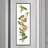 Bird Flower - 9CT Partial Beaded Cross Stitch Kit(16x53cm)