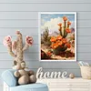 Desert Cactus Flower-Paint By Numbers Acrylic Painting 40*50CM
