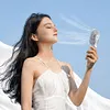 Umbrella Clip Fan Rechargeable Portable Handheld Fan for Home Office (Black)