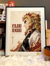 Flame Hashira Rengoku Kyojuro Decorative Painting - Demon Slayer: Kimetsu no Yaiba - Xingkong Studio