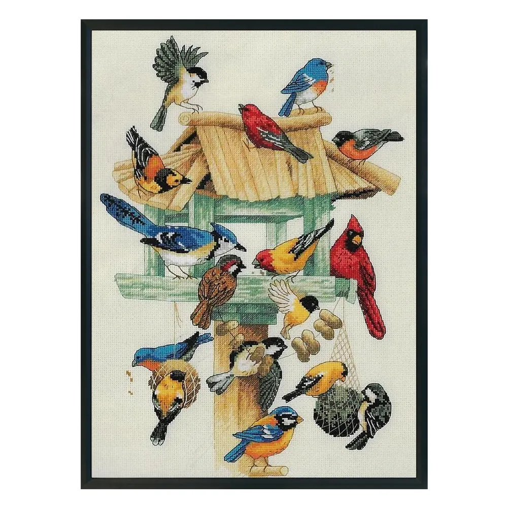 11ct 3-Strand Stampted Cross Stitch - Bird(30*40cm)