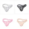 Men's Lace Thong Sexy Underwear Transparent Thong