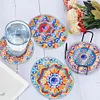 6Pcs/set Diamond Painting Mandala Water Proof Coaster Cup Cushion
