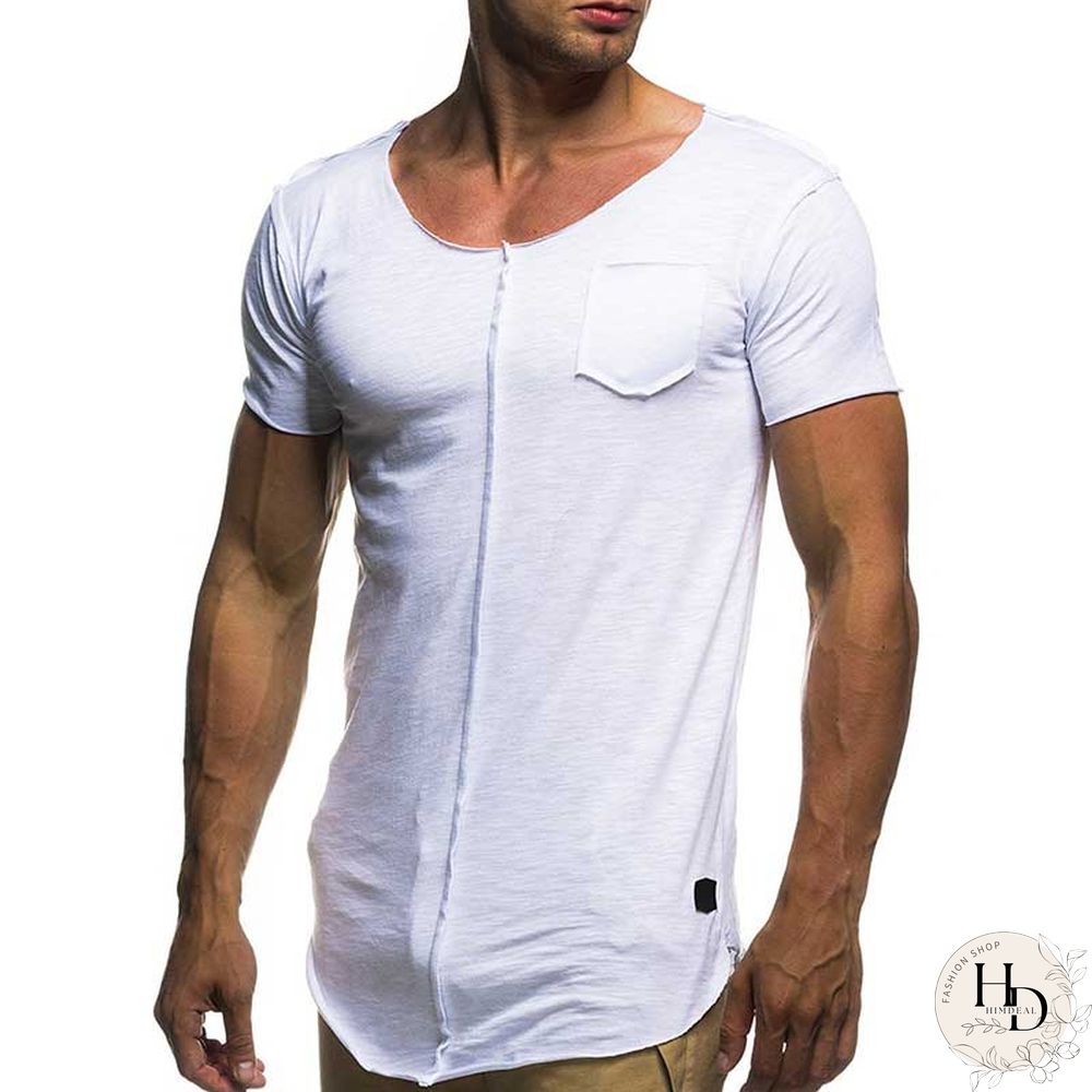 Fashion Men's Patchwork Tshirt Solid Short Sleeve T Shirt Spring Summer Casual Men's O Neck Slim T-Shirts Tops Tees MY071