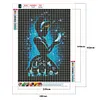 (Multi-Size Round/Square) Cinderella - Full Diamond Painting-(Silhouette style)