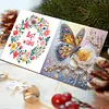 6pcs DIY Butterfly Diamond Art Greeting Cards 5D Rhinestone Arts Birthday Card