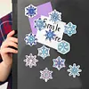 12PCS Diamond Painting Magnets Refrigerator for Adult Kid Fridge Car Kit(Snowflake)