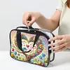 DIY Diamond Art Rhinestone Makeup Bag Crystal Transparent PVC Storage Pack Kit