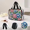 DIY Diamond Art Rhinestone Makeup Bag Crystal Transparent PVC Storage Pack Kit