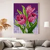 Tulips-11CT Stamped Cross Stitch 40*50cm/15.75*19.69in