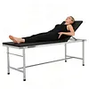[US Local Warehouse] Medical Exam Table Adjustable Backrest Massage Table with Paper Roll Dispenser Hospital Bed for Home Use Clinic Hospital Tattoo Spa