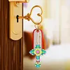 6pcs/set Cross Diamond Painting Keychain DIY Diamond Mosaic Kit Bag Pendant 