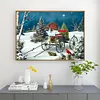 Diamond Painting-5D Full Round Drill Christmas Carriage