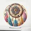 Dream Catcher Acrylic DIY Diamond Painting Clock Kit Diamond Art Clock