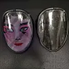 [DIY Pattern LED Luminous Mask] APP controllable long standby dance nightclub mask
