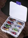 8Pcs Mini Crankbait Wobbler Fishing Lures Artificial Hard Bait Minnow Swimbait