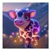 Cow-Full Round Diamond Painting