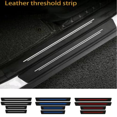 Dronehint 4pc Line Car Accessories  Door Plate Sill Scuff Cover Anti-Scratch Sticker Parts (For: Acura) Parts