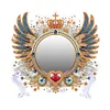 Angel Wing Acrylic Diamond Painting Mirror Kit for Bedroom Dressing Table