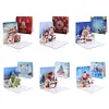 (US Local)6PCS DIY Diamond Art Greeting Cards Xmas Designs for Festivals and Celebrations